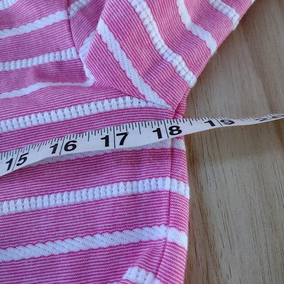 Anthropologie STS Sail to Stable XS Striped Shift Dress beach summer pink resort - Picture 4 of 7